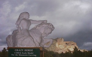 Crazy Horse in the sun