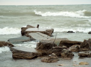 Waves on Lake Michigan