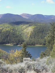 Sylvan Lake from Sneve Gulch