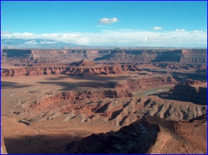 The canyon of the Colorado River from Dead Horse Point