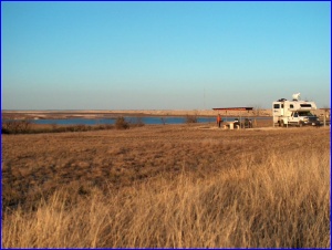 Our camp at San Angelo SP