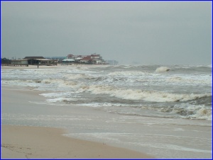 The beach at Gulf SP on New Year's Day