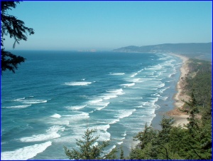 Cape Meares and the beach at Cape Lookout State Park