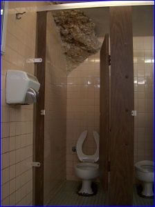 Toilet 750' underground