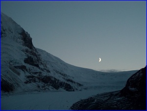 Athabasca Moonset 2