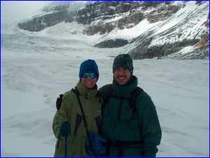 Us on the Athabasca Glacier