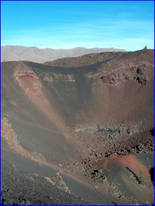 Crater of a cinder cone