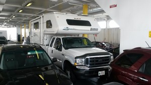 Camper on Lewes to Cape May Ferry