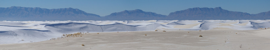 Snow on the "white" sands
