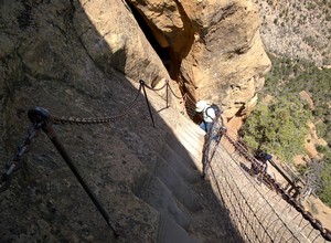 The Climb Out of Balcony House, Mesa Verde