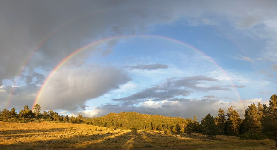 Rainbow at Sauls Creek