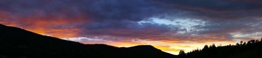 Sunset at Road 390 Camp