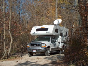 Our good lookin' rig in Kettle Moraine State Forest, WI