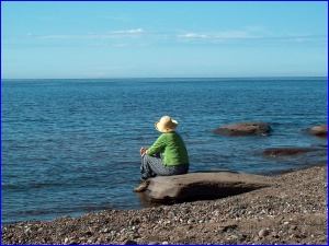 Teresa At Lake Superior