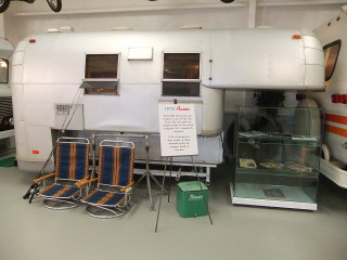 A 1970 Avion camper in the Jack Sizemore RV Museum